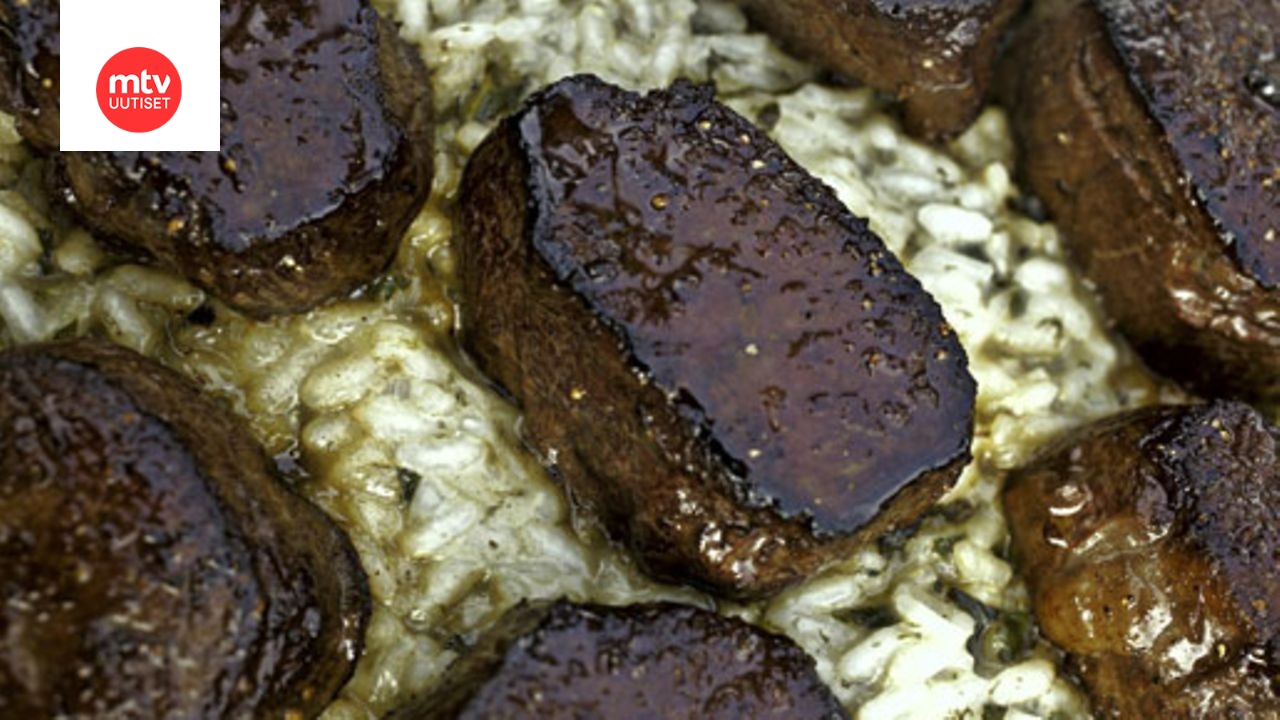 Peuranfileenoisetit ja villiyrttirisotto