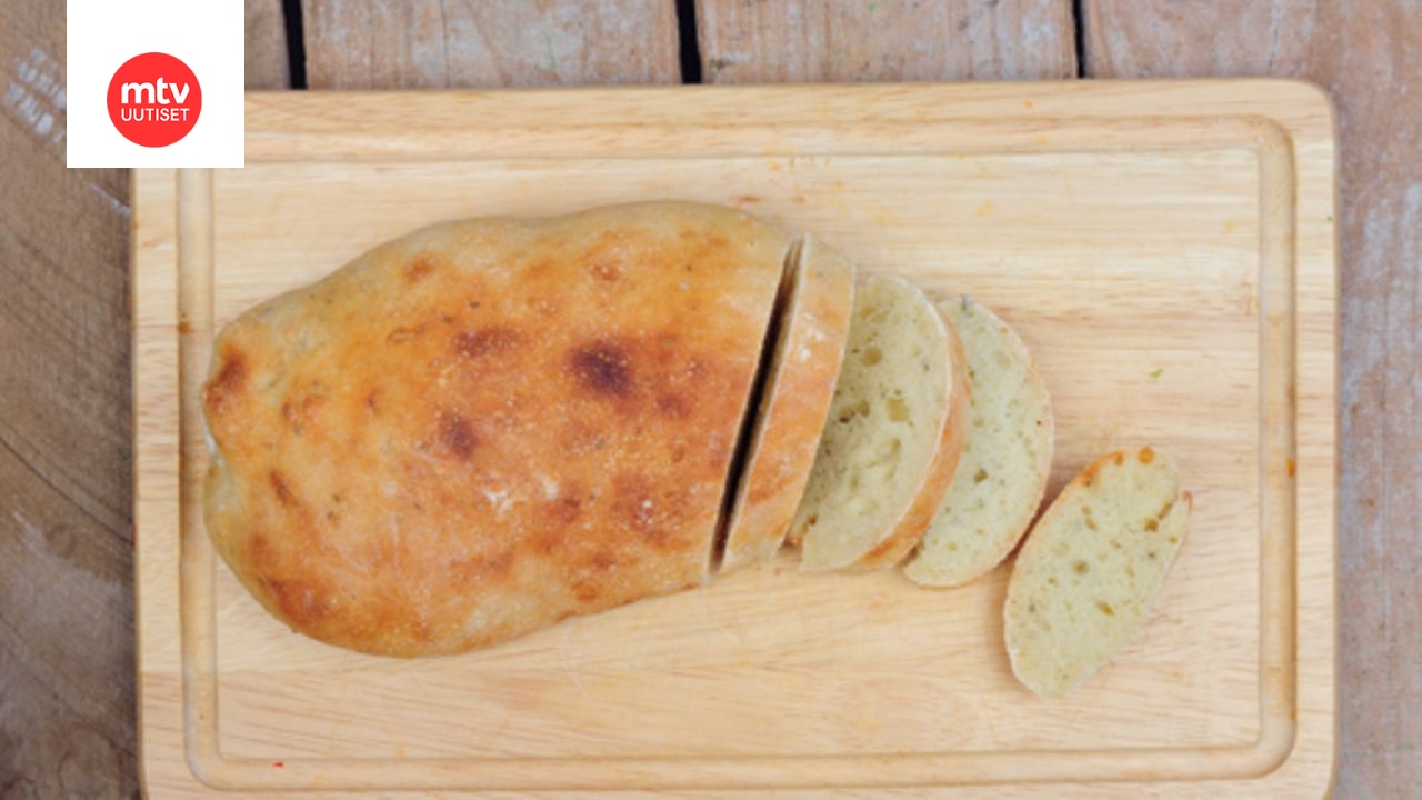 Gluteeniton ciabatta-leipä