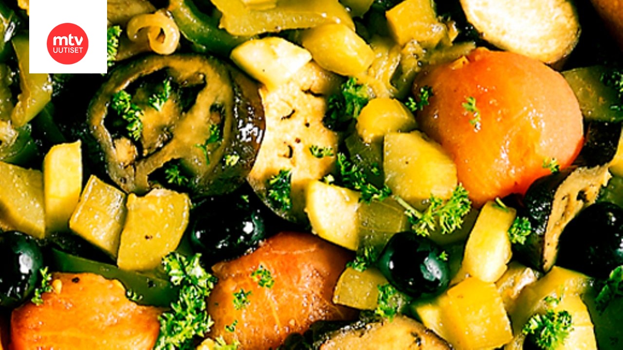 Ratatouille lavakurkulla