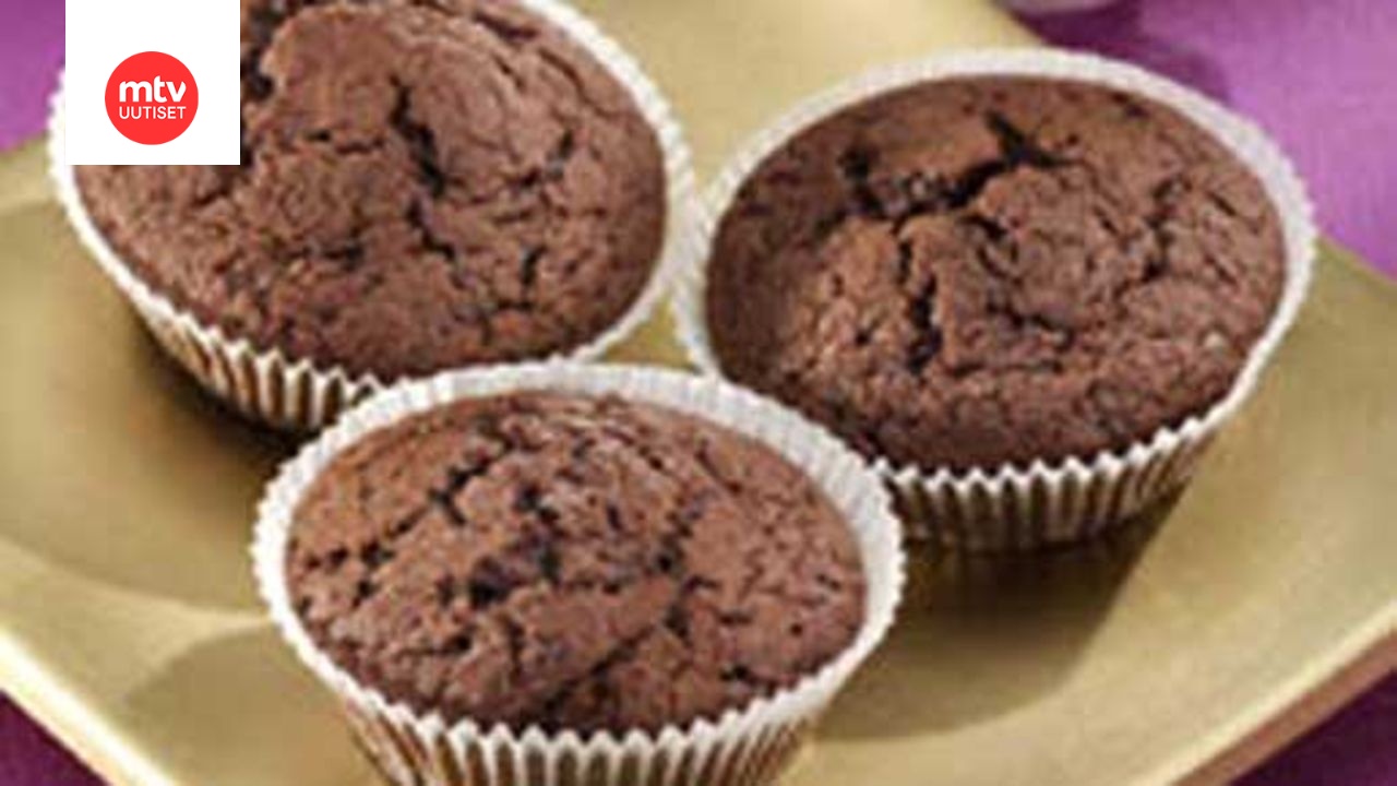 Suklaasydänmuffinit