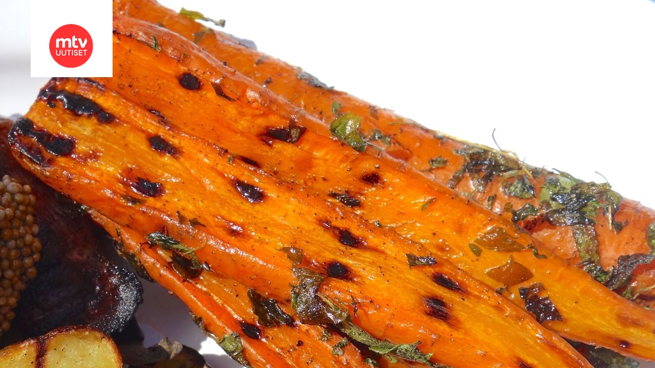 Grillattua porkkanaa