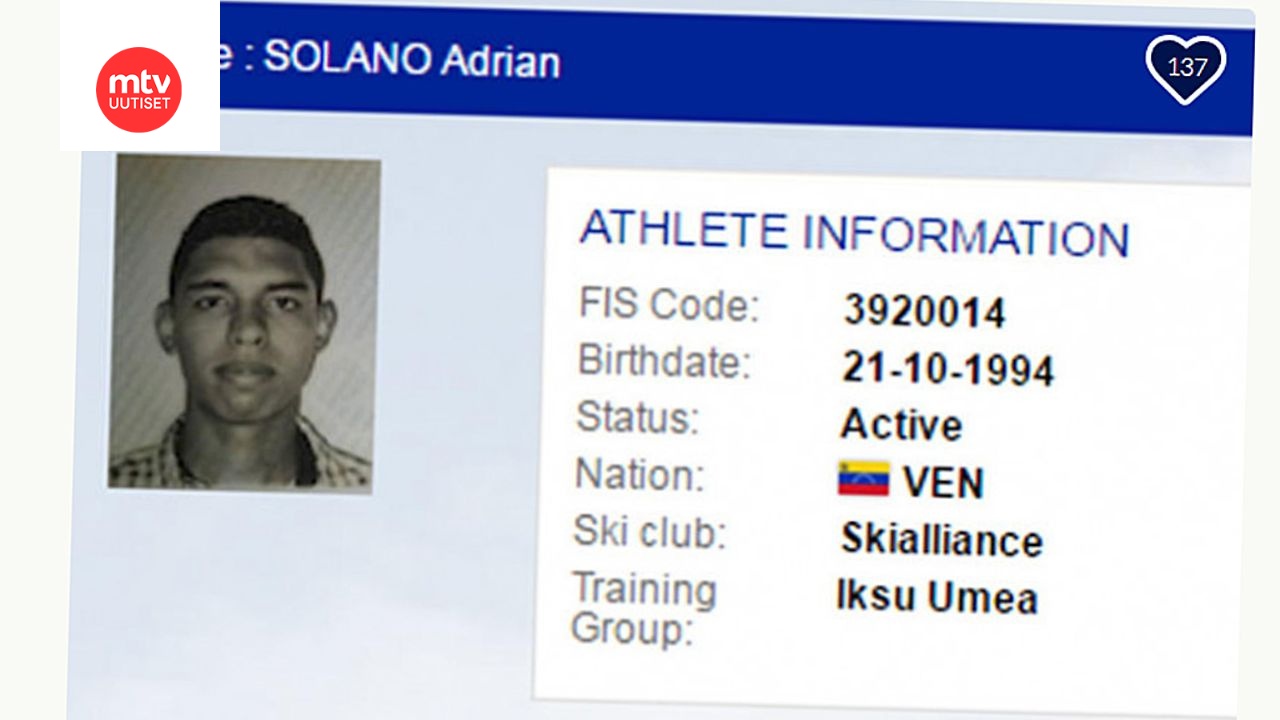 Poliisit nauroivat – suomalaisten pelastama venezuelalaishiihtäjä avautuu  kohtelustaan | MTV Uutiset