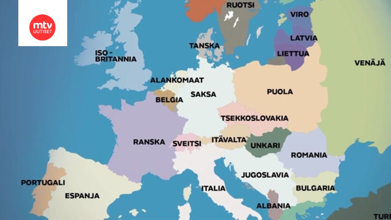 Euroopan Rajoja On Piirretty Uusiksi Verell Ja Ter ksell Sadassa Euroopan Rajoja On Piirretty Uusiksi Verell Ja Ter ksell Sadassa