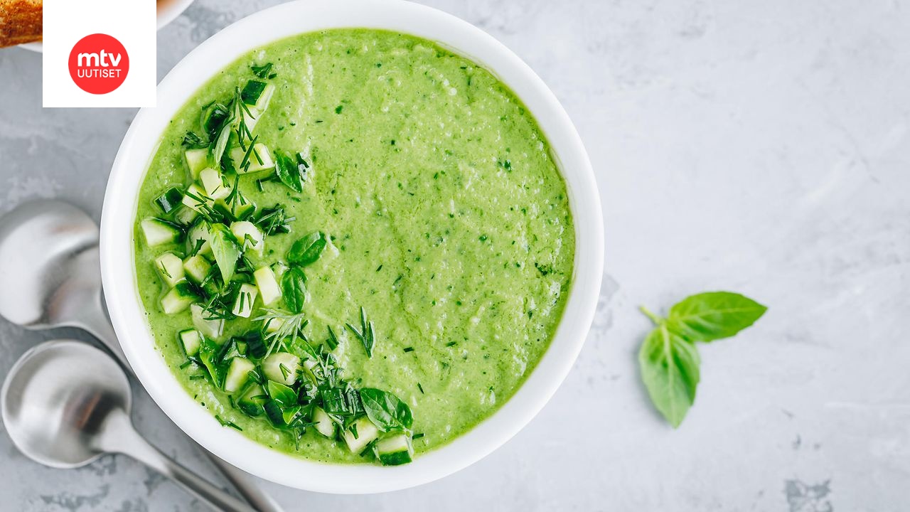 Kari Aihisen vihreä gazpacho eli vihanneskeitto