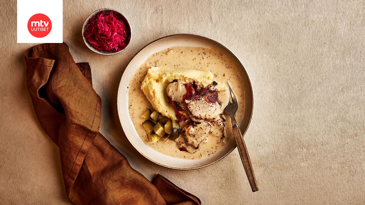 Kari Aihisen Jambon à la crème joulukinkusta