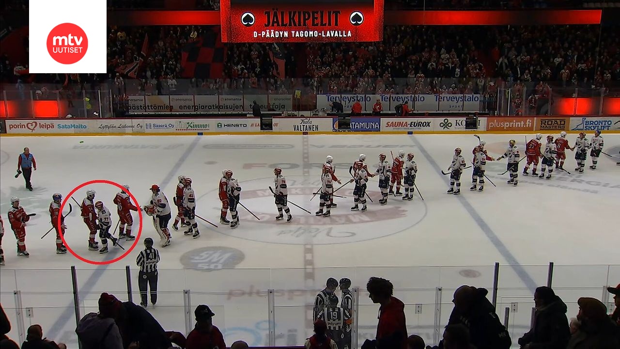 Tempun HIFK:n Petr Kodytek teki törkeän tempun Porissa | MTV Uutiset