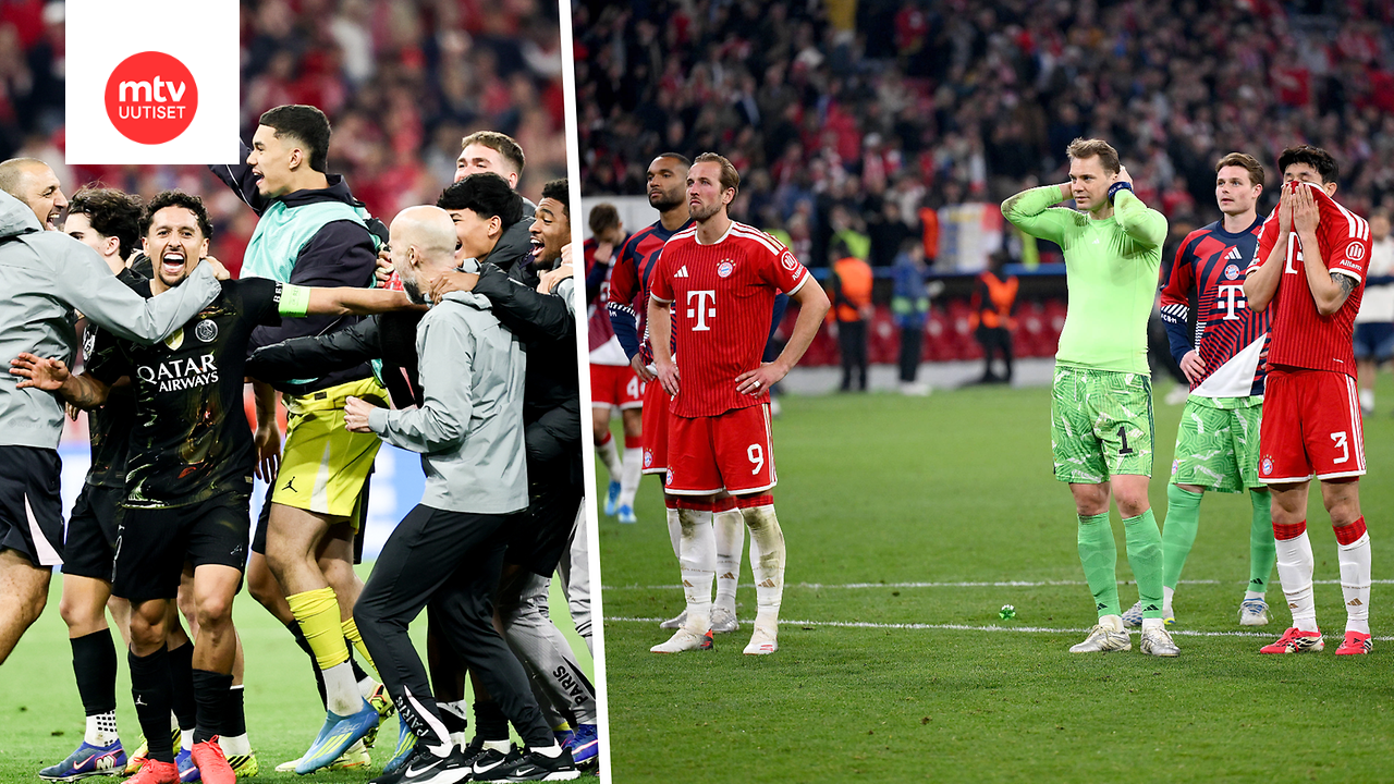 PSG eteni Mestarien liigan finaaliin – Bayern München kaatui vieraskentällä