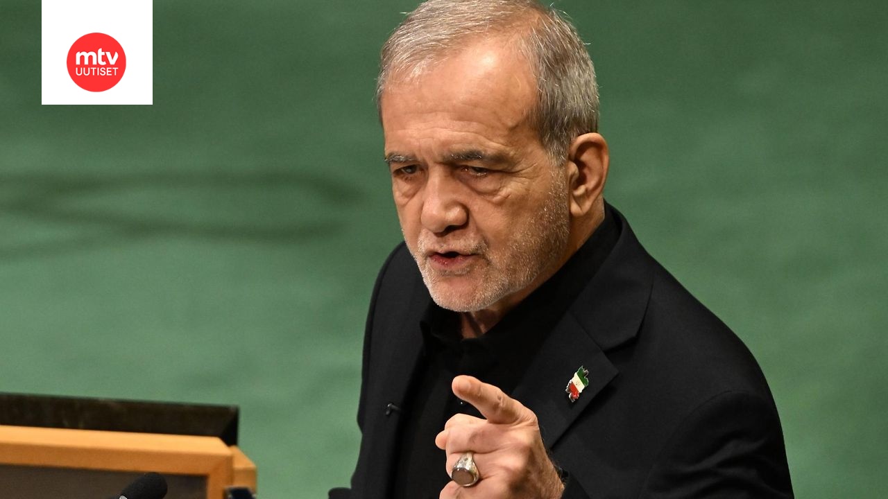 Iranin presidentti Masoud Pezeshkian piti historiallisesti kiistanalaisen puheen YK:n yleiskokouksessa New Yorkissa